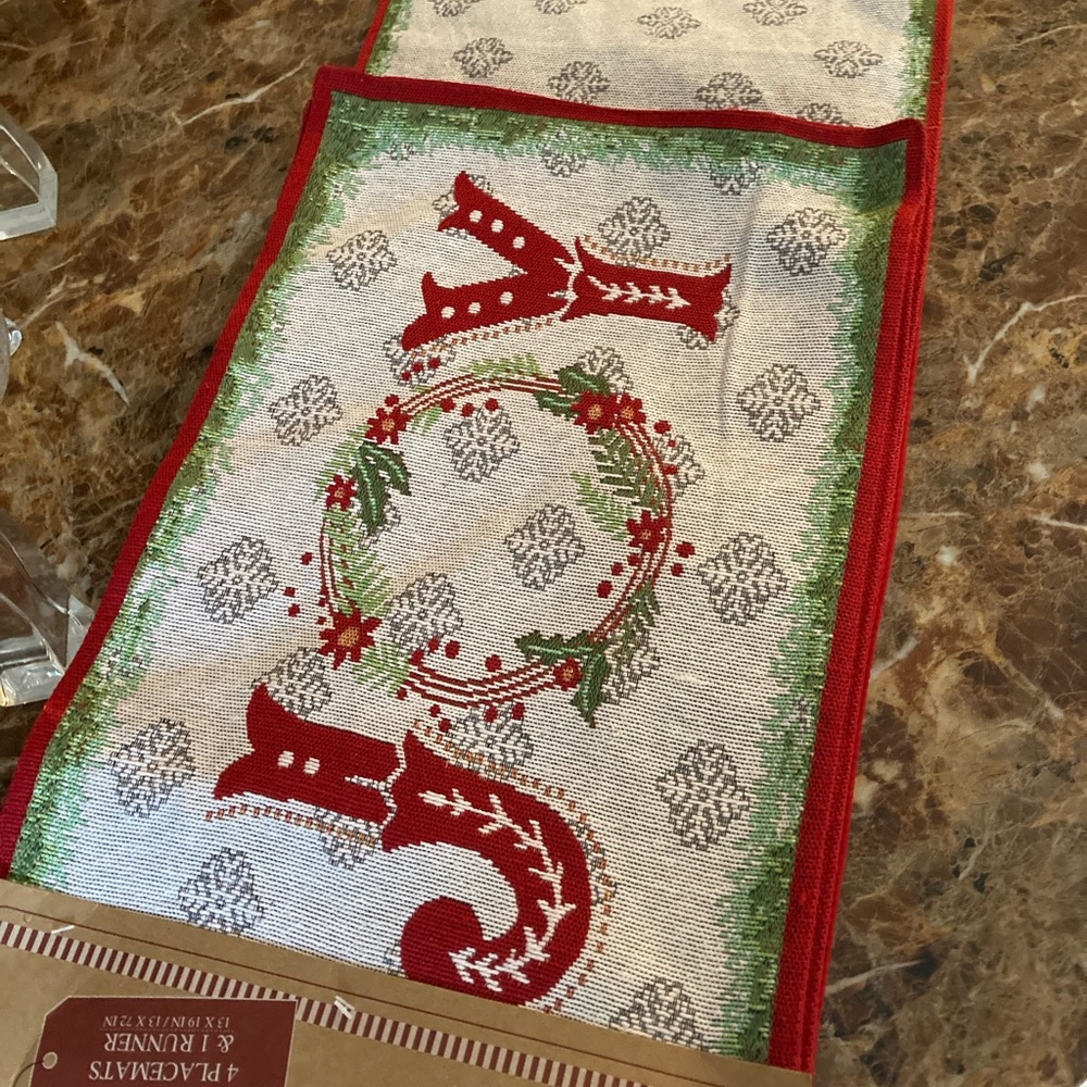 Holiday collection for placement and one runner brand new